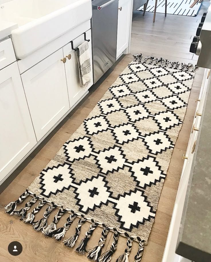 Colorful handwoven rugs